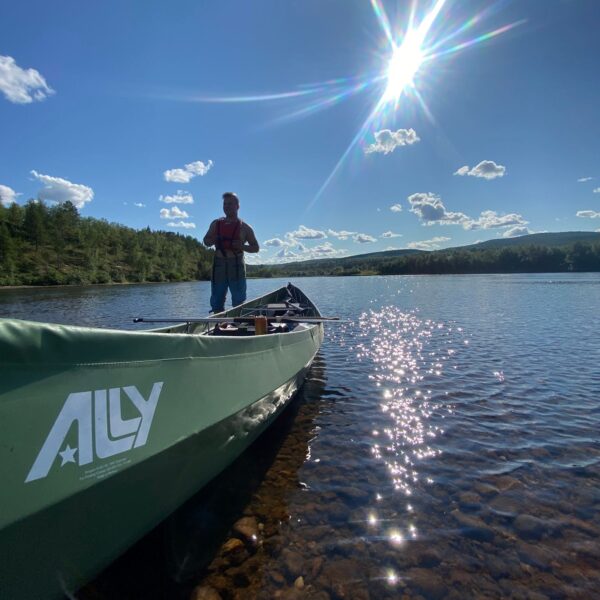 utleie av kano, kajakk, båt, packraft finnes hos samipath i Karasjok