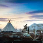 Join a very special day trip that combines the thrill of snowmobiling with authentic Sami cultural experiences. Photo by Northern Lights Photographer Jan Helmer Olsen.