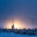 Vivez des étendues hivernales magiques en motoneige et plongez dans la culture sami au cœur de Sápmi. Foto by Northern Lights Fotografer Jan Helmer Olsen.