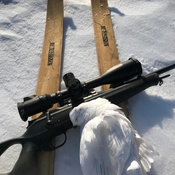 rypejakt vinter finnmarksvidda. bilde tatt av jens nilsen