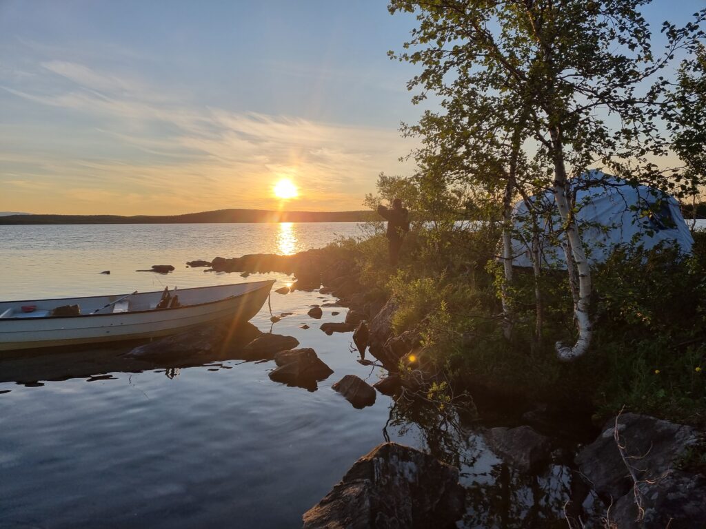 Unterkunft Insel Unterkunft auf Ihrer eigenen Insel Karasjok Angelcamp Angeln