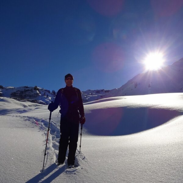 snowshoeing truger snø vinterlandskap opplev opplevelser trugeturer